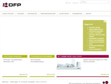 Tablet Screenshot of dfp.dk